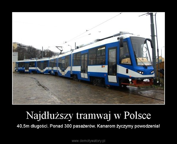 Najdłuższy tramwaj w Polsce