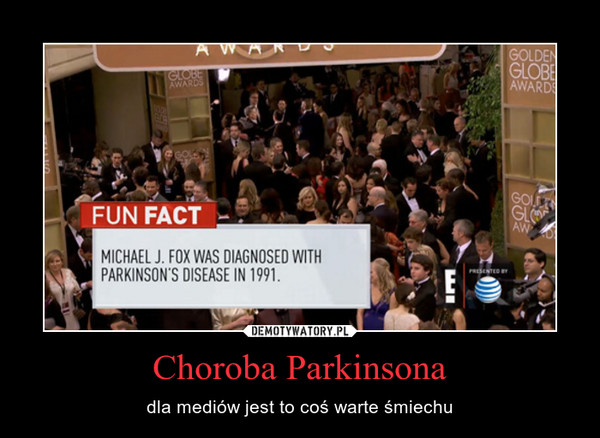 Choroba Parkinsona – dla mediów jest to coś warte śmiechu 