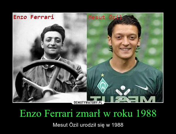 Enzo Ferrari zmarł w roku 1988
