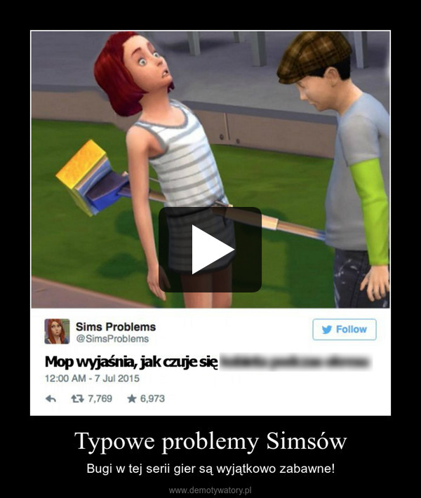 Typowe problemy Simsów