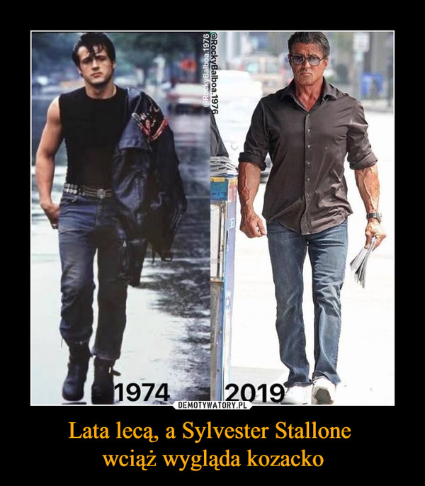 Lata lecą, a Sylvester Stallone 
wciąż wygląda kozacko