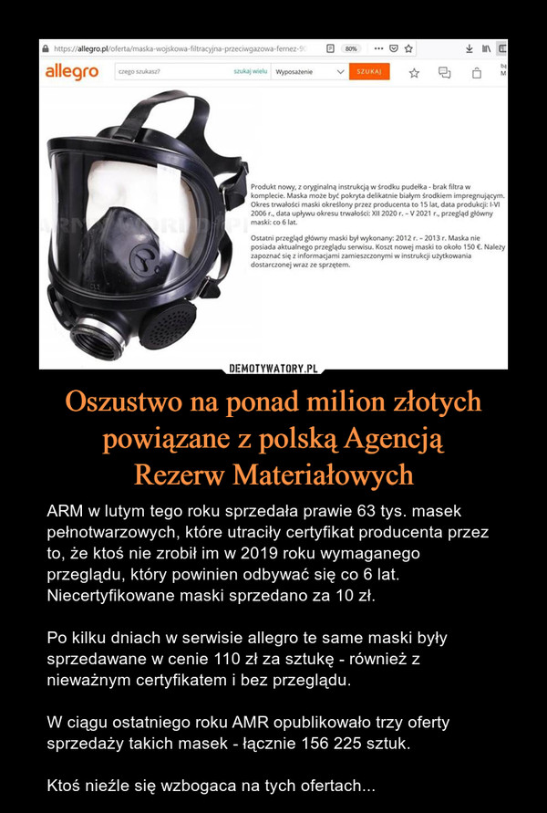 Oszustwo na ponad milion złotych powiązane z polską Agencją
Rezerw Materiałowych