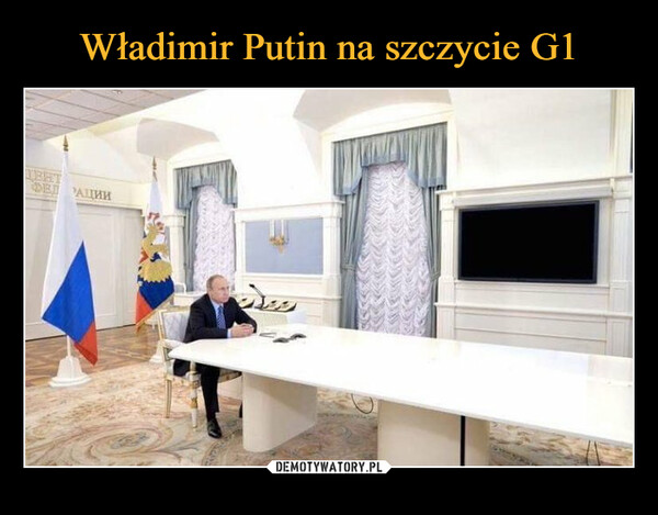 Władimir Putin na szczycie G1