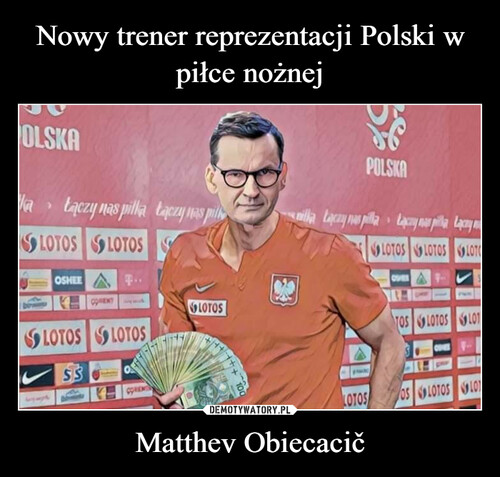 Nowy trener reprezentacji Polski w piłce nożnej Matthev Obiecacič