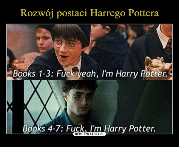 Rozwój postaci Harrego Pottera