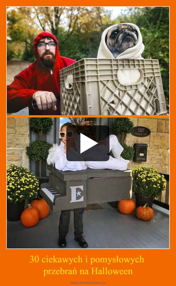 30 ciekawych i pomysłowych przebrań na Halloween –  E1507STRATFIED BOADLETTERS